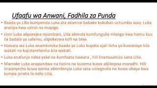 Ufaafu wa Anwani Fadhila za Punda katika Mapambazuko ya Machweo na Hadithi Nyingine [upl. by Norved]