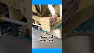 Sharp blade that will cut wood easily woodcuttermachine machine woodcutter woodworkingmachine [upl. by Capwell]