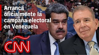 Arranca contienda electoral ¿Cómo llegan los candidatos en Venezuela a la campaña [upl. by Suriaj]