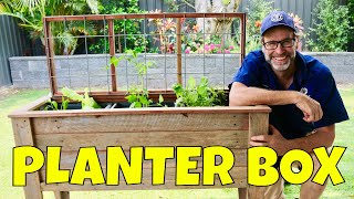 How to Build a Planter Box  Easy DIY Project [upl. by Onairotciv277]