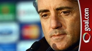 Mancini fbomb after Balotelli question [upl. by Ettennad]