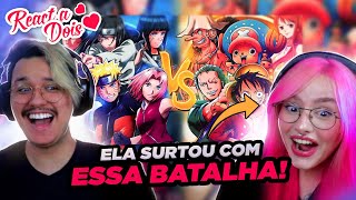 REACT Chapéus de Palha VS Ninjas de Konoha  QUEM GANHA [upl. by Argile55]