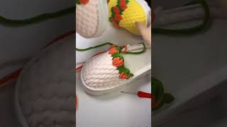 Episode 2｜The strawberry tutorial you have been longing for is here Hook Shoes Tutorial Handmade [upl. by Navets]