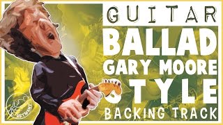 Slow Ballad Gary Moore Style Backing Track in A Minor [upl. by Kennett]