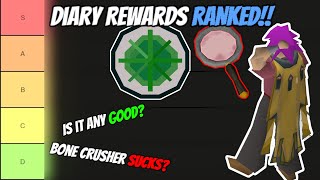 OSRS Diary Rewards Tier list  Game Changers vs Time Wasters⏳ [upl. by Manolo]