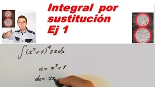 Integral por sustitución Ejemplo 1 [upl. by Icul]