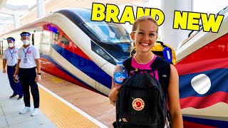 LAOSCHINA HighSpeed Train to VIENTIANE 🇱🇦 [upl. by Edrea]