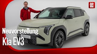 Kia EV3 2024  Vorstellung mit Sebastian Friemel [upl. by Osana]