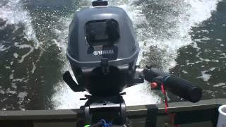 YAMAHA 2 5 HP TEST [upl. by Irrot]