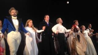 Les Misérables Brasil  Curtain Call Estreia Bruno Sigrist como Jean Valjean  26042017 [upl. by Octavla]