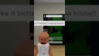 mommy i hurt my toe inspired by dandelionflower20 roblox roadto290 funnyshorts [upl. by Cecelia207]