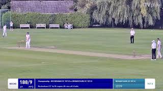 Beckenham CC 1st XI Vs Broadstairs CC 1st XI 20th July [upl. by Nilyac]