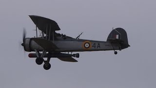 Fairey Swordfish at Duxford 17th September 2023 [upl. by Ambrosane355]