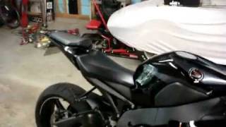 2008 CBR 1000RR open Header exhaust [upl. by Graner]