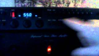 ADCOM GTP500II GTP500 II PREAMPLIFIER Video from February 17 2012 0948 AM [upl. by Aerdnahc]