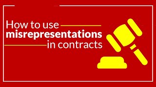 Requirements of misrepresentations  Contract Law [upl. by Saleme362]