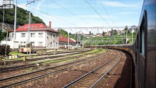 From Bratislava to border with Czechia Slovakia from train 🇸🇰 [upl. by Oap948]