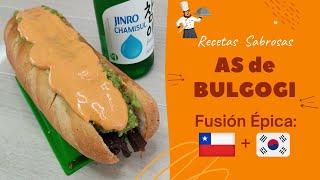 ¡Fusioné un AS ITALIANO Sandwich Chileno con BULGOGI Coreano y el Resultado es ÉPICO 🌶️🍖🇨🇱  🇰🇷 [upl. by Konrad]