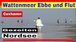 Wattenmeer Ebbe und Flut  Gezeiten Nordsee Ebbe und Flut [upl. by Niven]