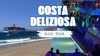 COSTA DELIZIOSA CRUISE SHIP TOUR [upl. by Kati361]