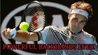 Roger Federer Best Backhands everHD [upl. by Lurlene300]