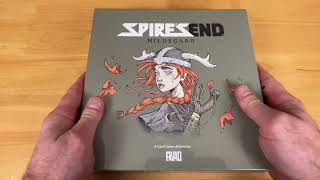 Spires End Hildegard Kickstarter unboxing [upl. by Anitak]