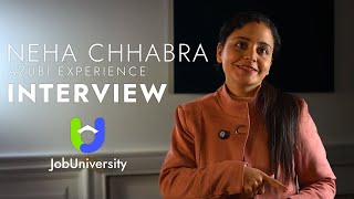 Neha Chhabra’s Experience as an Azubi at JobUniversity  Kauffrau für Büromanagement [upl. by Nertie]