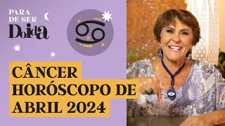 CÂNCER  ABRIL de 2024 MÁRCIA FERNANDES faz PREVISÕES para o SIGNO [upl. by Emorej]