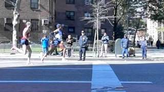 NYC Marathon 2010 Slow Motion  Meb and Ritz [upl. by Lucius]