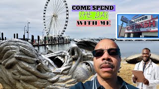 COME EXPLORE NATIONAL HARBOR WITH ME ON A FUN DAY OUT [upl. by Rangel893]