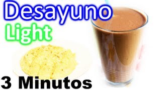 Desayuno Light Para Perder Peso y Ganar Masa Muscular  2 recetas incluidas [upl. by Idmann]