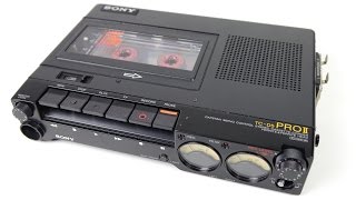 Classic Tech  Sony TCD5 Field Recorder [upl. by Arrad652]