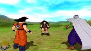 Dragon Ball Z Budokai Tenkaichi 2  Goku amp Piccolo Team Up Against Raditz [upl. by Nellek310]