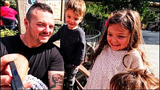 DISNEY DREAMS COME TRUE SURPRISING OUR KIDS WITH DISNEYLAND PASSES 5 YEAR OLD CONQUERS HUGE RIDE [upl. by Linzy]