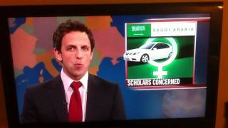 SNL mocking Saudi study about women drivers Arabic sub [upl. by Navnod472]