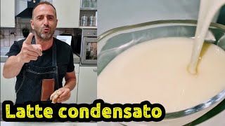 LATTE CONDESATO fatto in casaIdeale per gelati e semifreddiRicetta facile per tutti [upl. by Belanger]