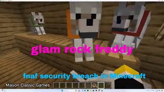 fnaf security breach in Minecraft Minecraft animation [upl. by Eltsyrhc]