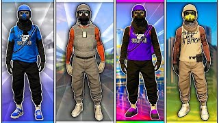 ✅TOP 4 CONJUNTOS MODEADOS NUEVO METODO MODDED OUTFIT GTA 5 ONLINE  CONJUNTO TRYHARD SIN BORRAR [upl. by Agrippina]