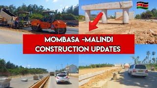 MOMBASA MALINDI HIGHWAY Latest Construction Updates Part 1 [upl. by Von]