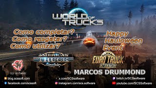 Euro Truck SImulator 2American Truck Simulator  Happy Hauloween 24  Como Completar Informações [upl. by Aihsenod]