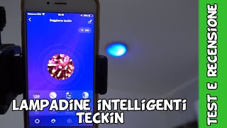 Come funziona una lampadina intelligente Recensione lampadine smart TECKIN Google Assistant e Alexa [upl. by Attenweiler]