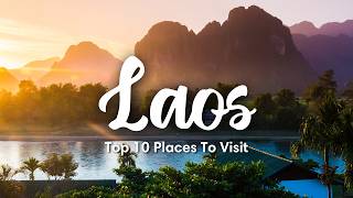 LAOS TRAVEL 2024  10 Beautiful Places To Visit In Laos [upl. by Liamsi]