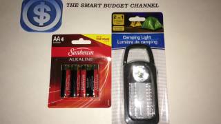 Camping Light Review 🔦Dollar Tree Item [upl. by Setsero]