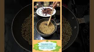 Authentic Rasam Powder Recipe  RasamPowder SouthIndianRecipes IndianSpices HomemadeMasala [upl. by Banks]