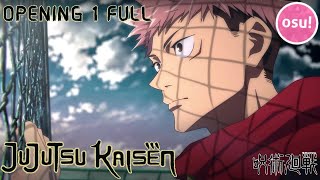 quotKaikai Kitanquot  Eve  Jujutsu Kaisen Opening Full osu [upl. by Anairda817]