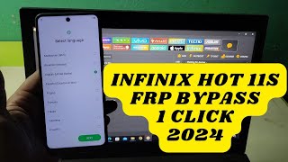 Infinix Hot 11S Frp Bypass With Unlocktools [upl. by Eemyaj]