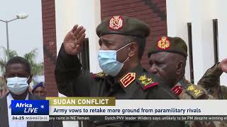 Sudan to push for the recapture of more ground from RSF [upl. by Aicile27]