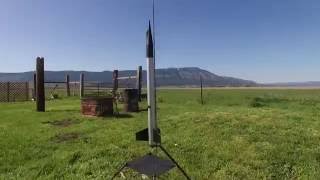 Model Rocket Launch from Drone Onboard Camera [upl. by Azpurua]