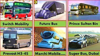 30 Worlds Most Luxurious Buses  Most Expensive Bus bus [upl. by Fidelity]