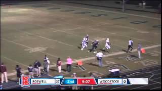 Roswell 2 Quintarius Neely with a 50 yard TD throw [upl. by Accalia233]